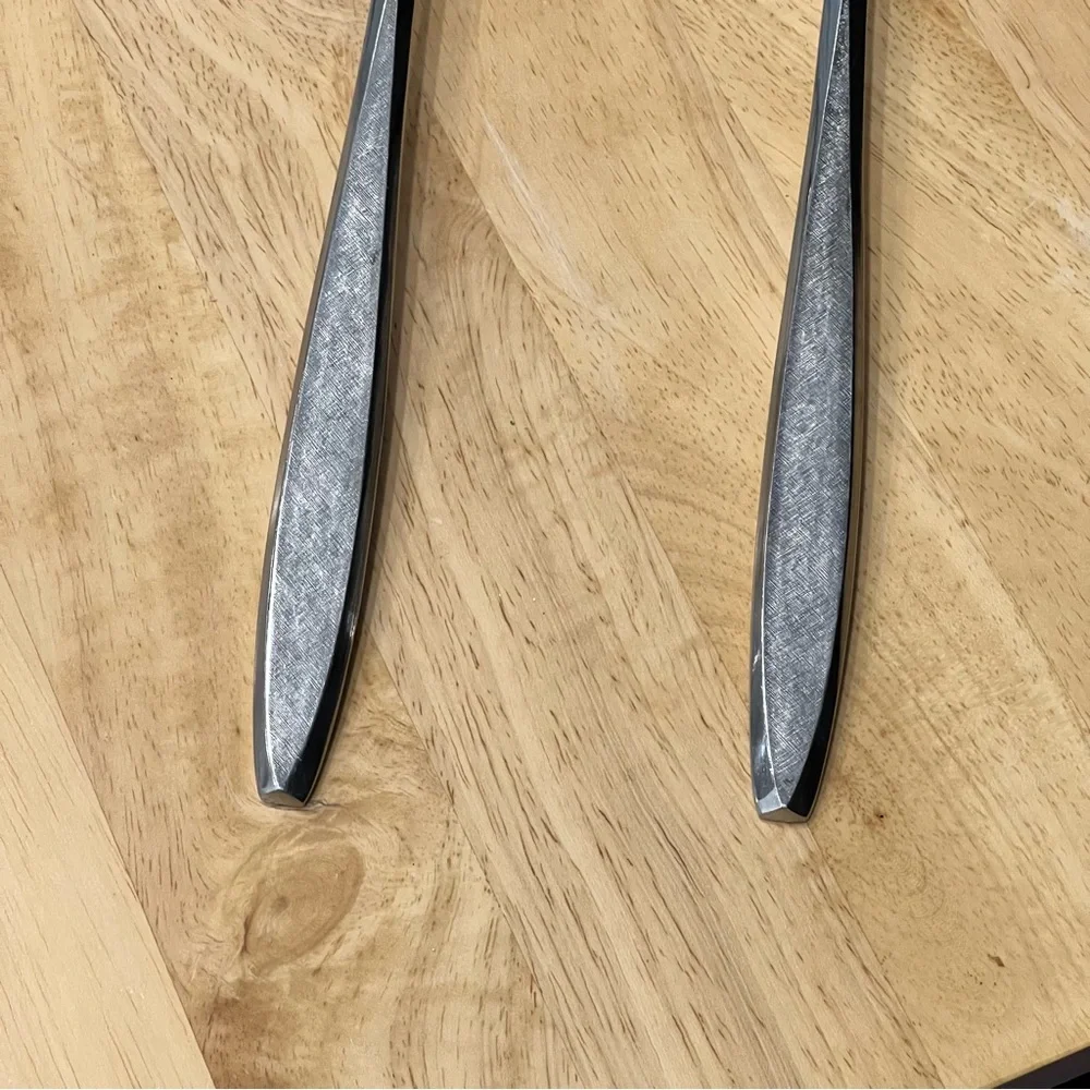 Vintage EKCO Corsair Stainless Steel serving spoons lot of 2